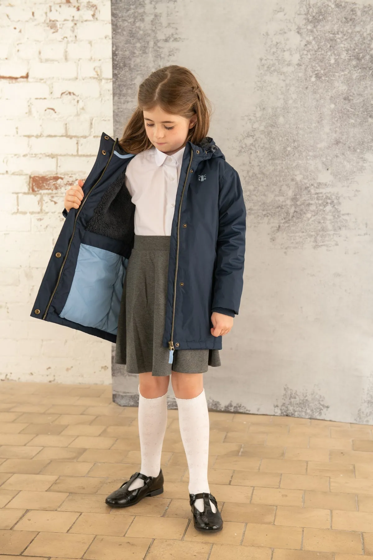 School Coat - Navy