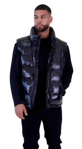 Sicily Men's Cire Puffer Vest