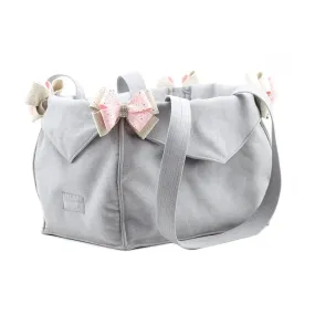 Silver Stardust Puppy Pink & Doe Double Nouveau Luxury Dog Carrier