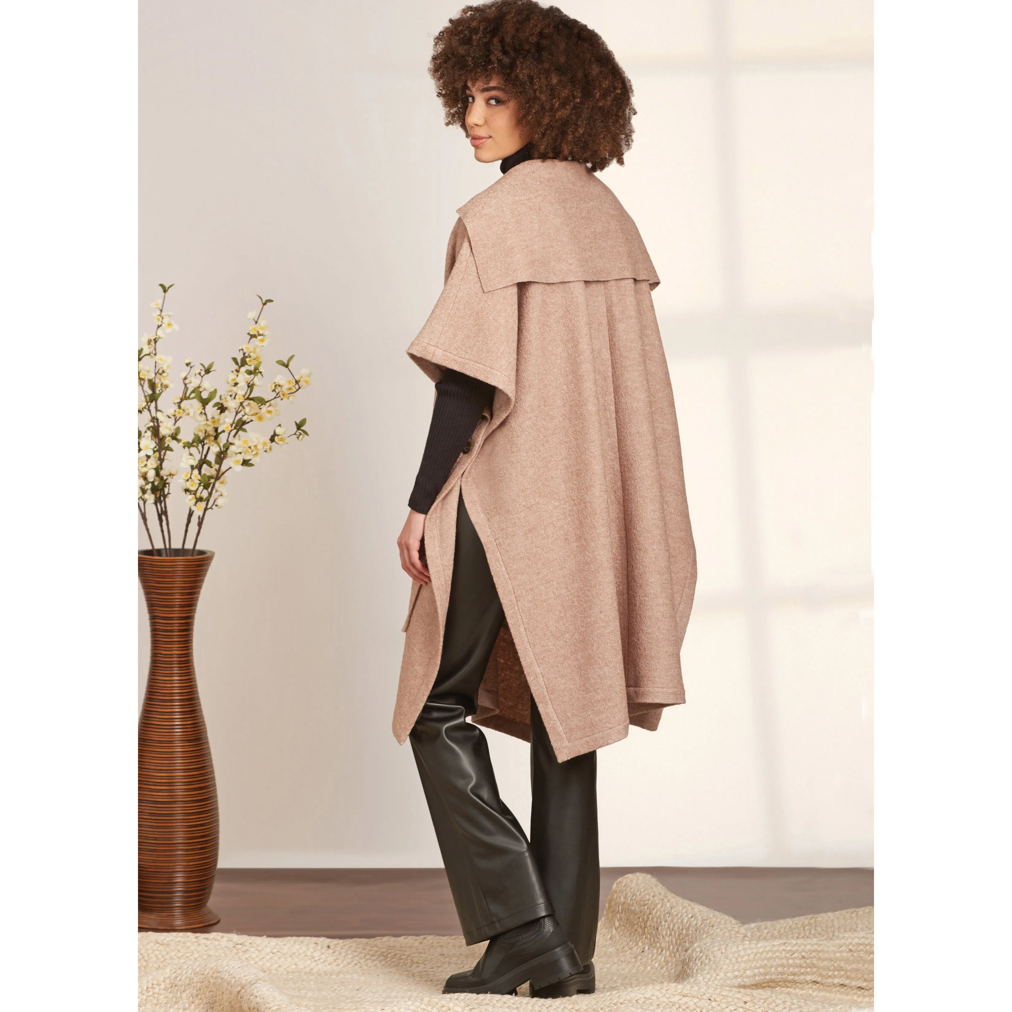 Simplicity Pattern S9649A Misses' Ponchos