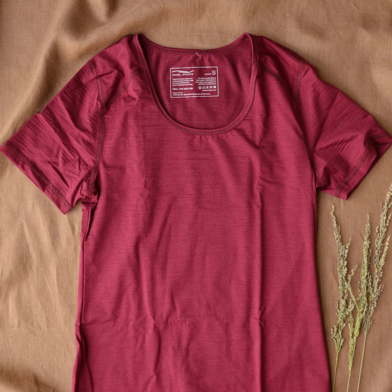 Sports T-Shirt - Organic Merino/Silk (Women's S-XL)