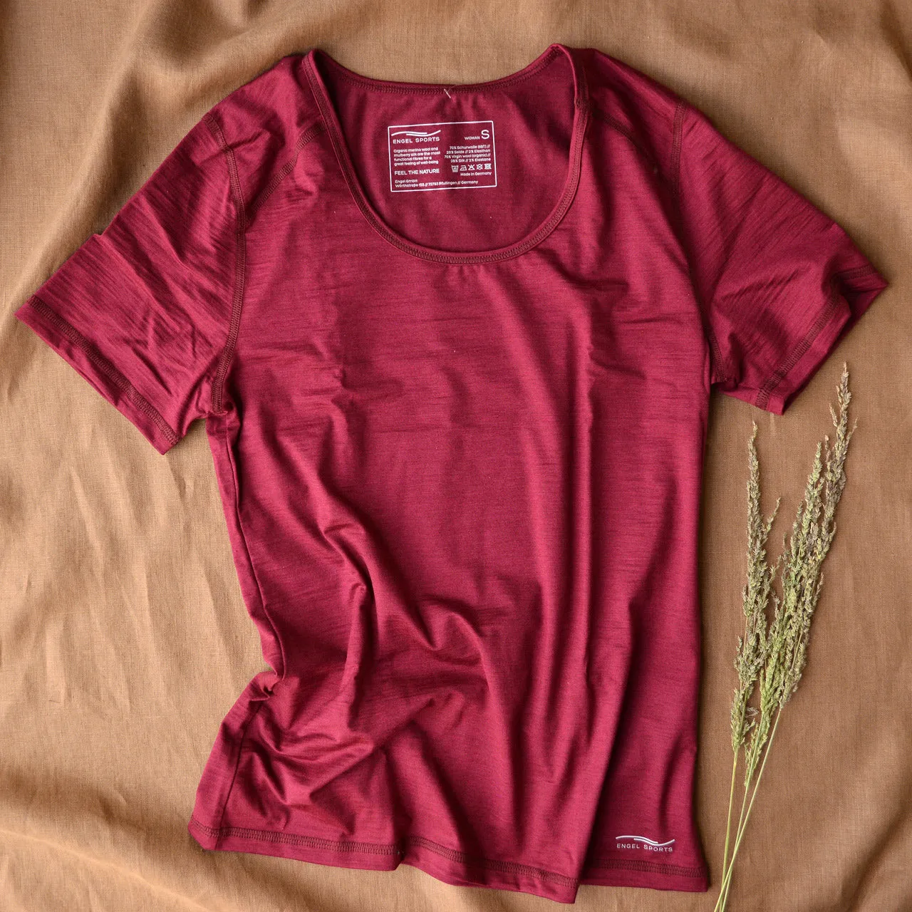 Sports T-Shirt - Organic Merino/Silk (Women's S-XL)