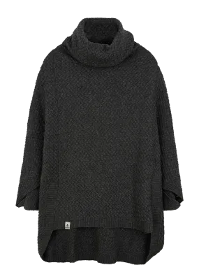 Strick-Poncho MUUS Anthracite