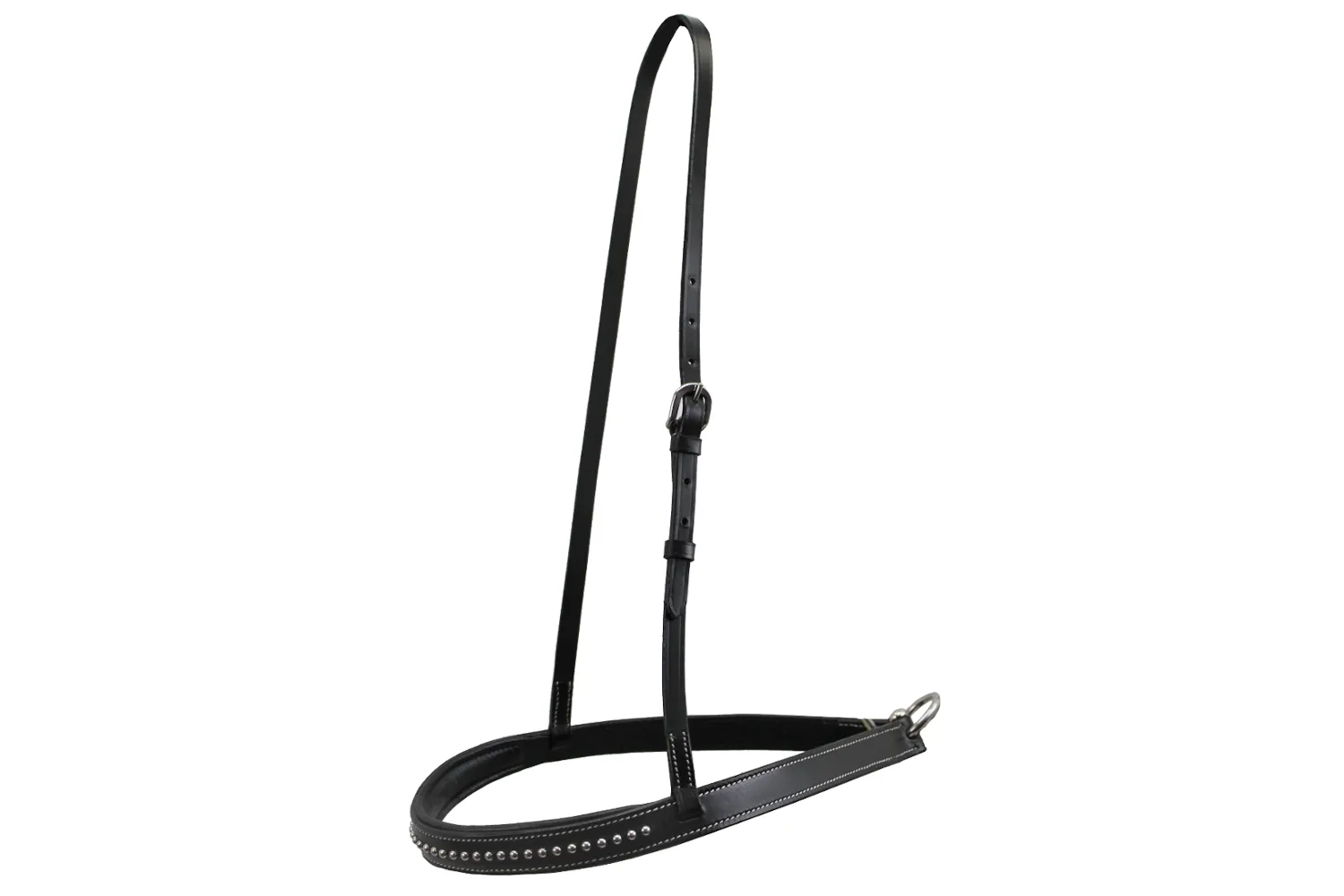 Tahoe Tack Starry Night Black Padded Leather Western Horse Noseband