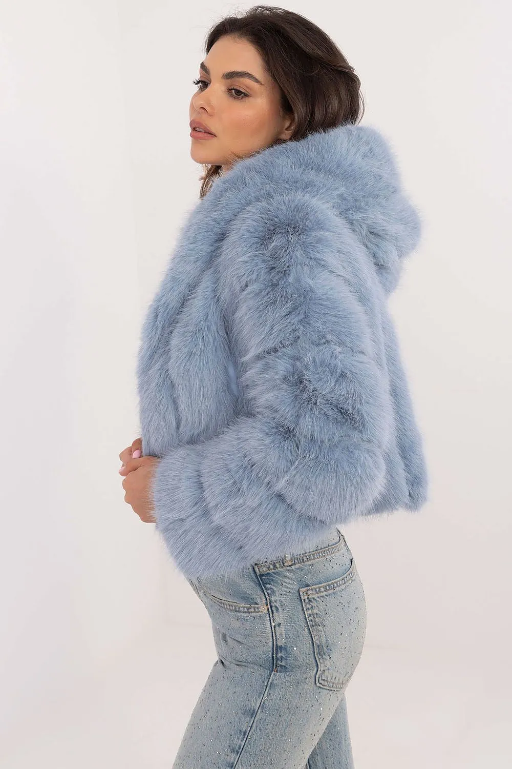 TEEK - Faux Furry Hooded Jacket