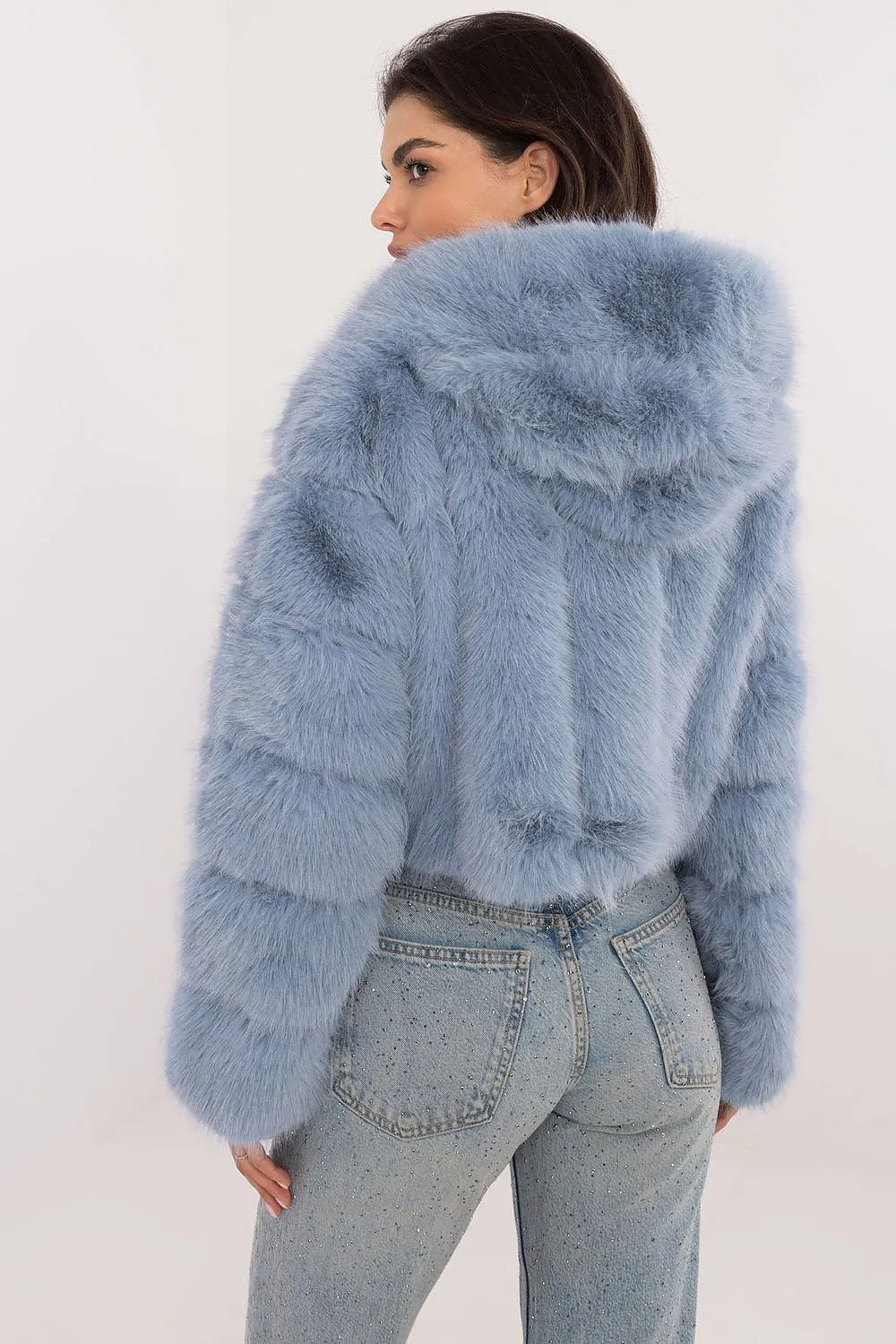 TEEK - Faux Furry Hooded Jacket