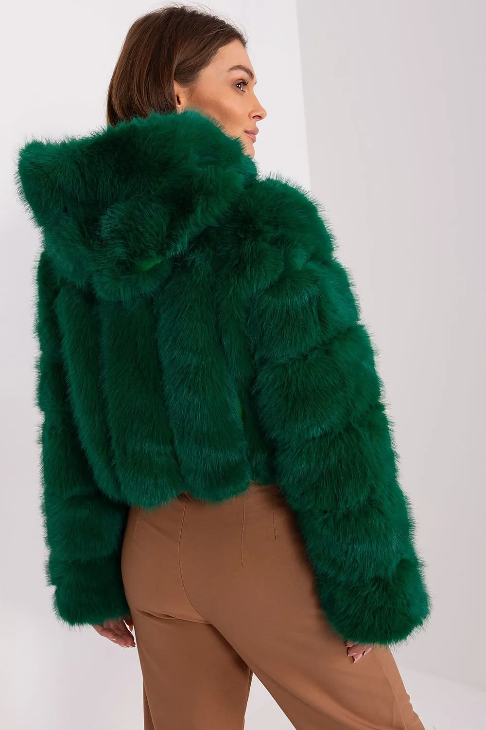 TEEK - Faux Furry Hooded Jacket