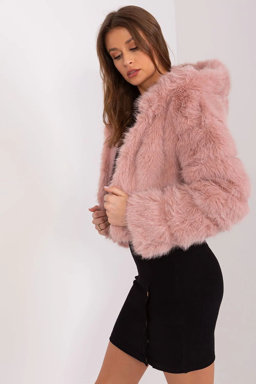 TEEK - Faux Furry Hooded Jacket