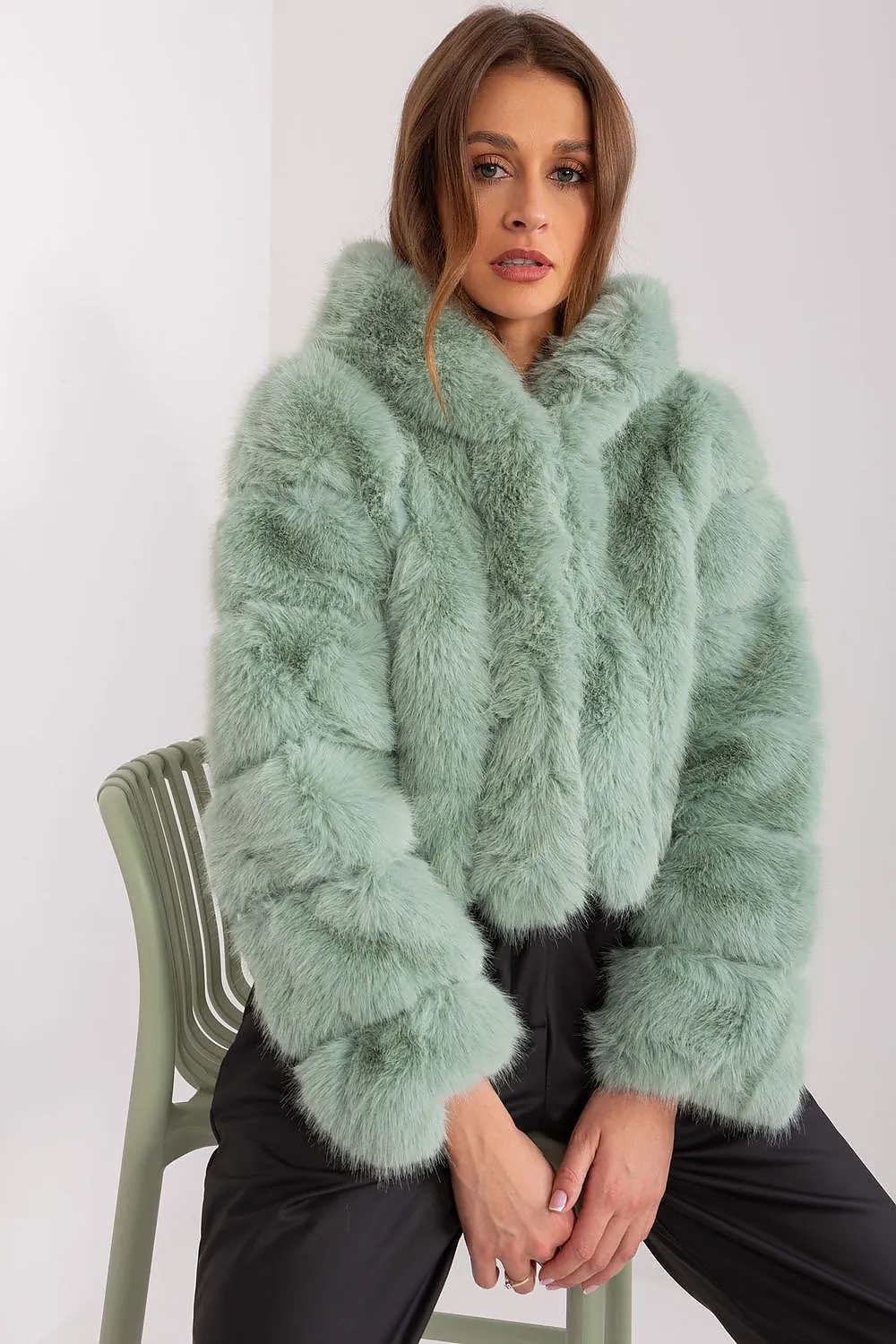 TEEK - Faux Furry Hooded Jacket