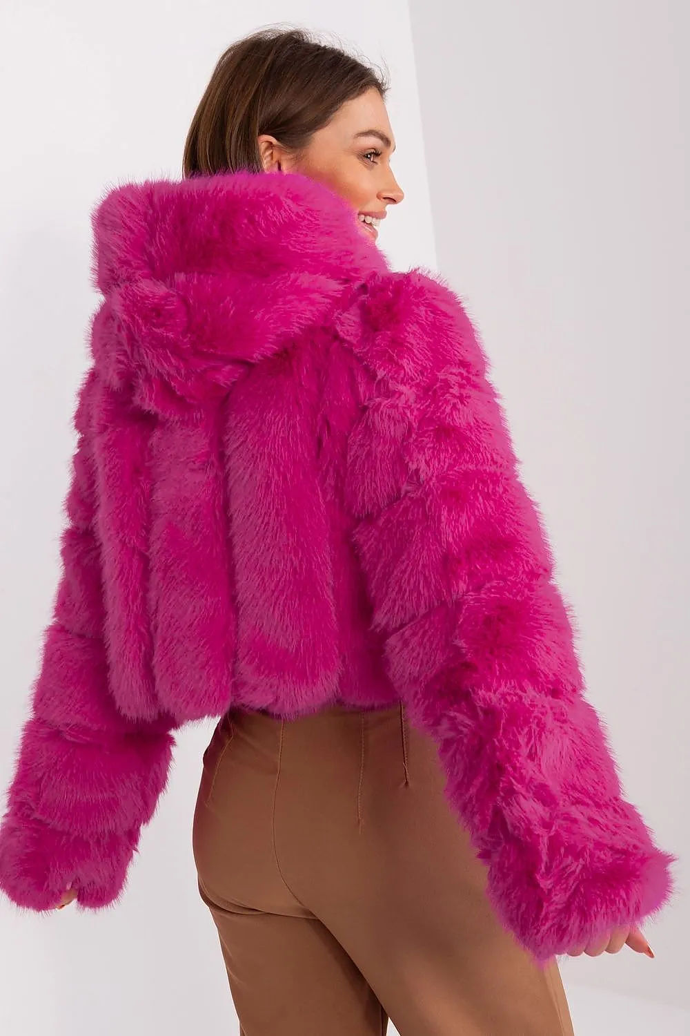 TEEK - Faux Furry Hooded Jacket