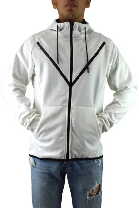 TEEK - Mens Casual Full Zip Up Hoodie Sweatshirts