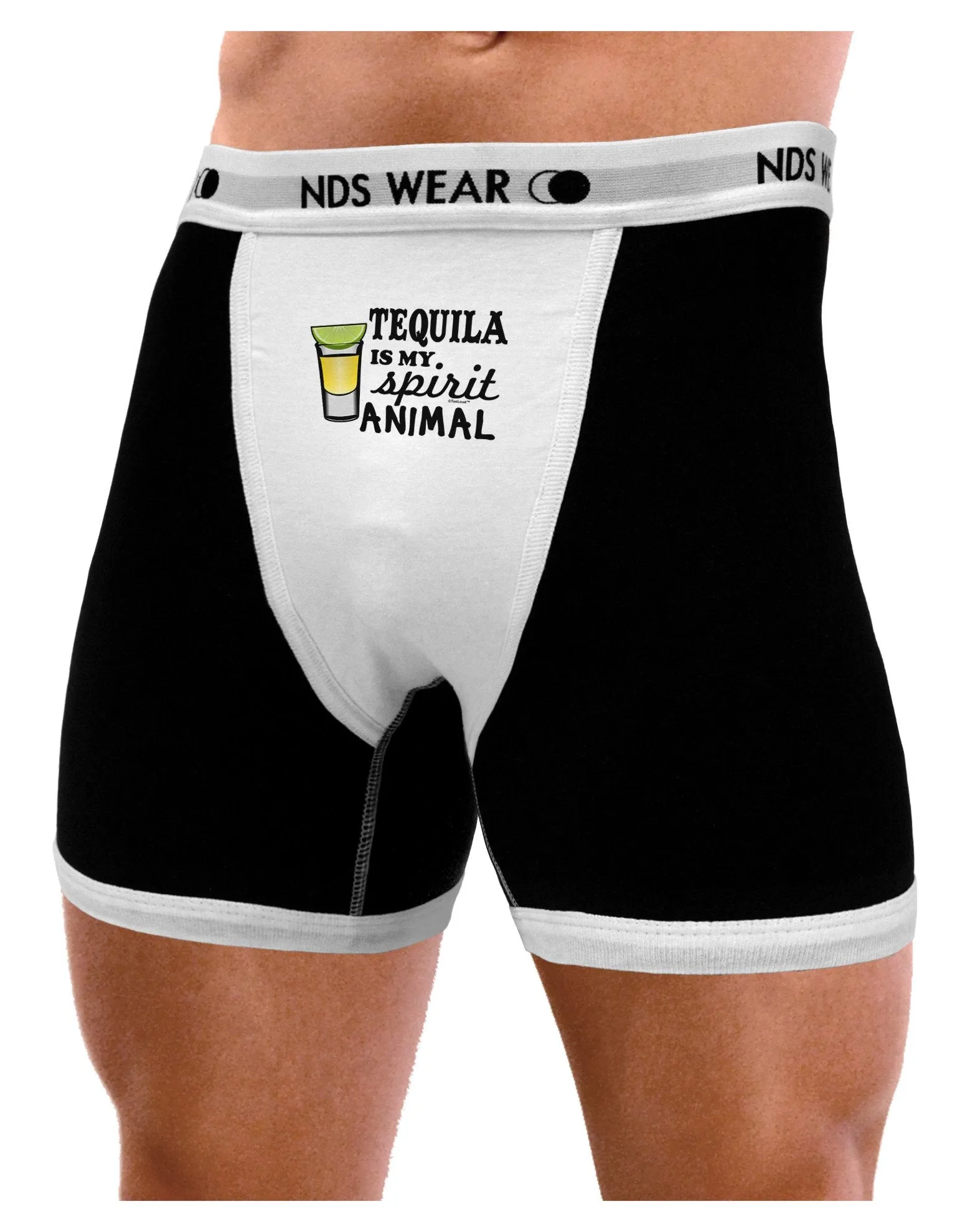 Tequila Is My Spirit Animal Mens Boxer Brief Underwear