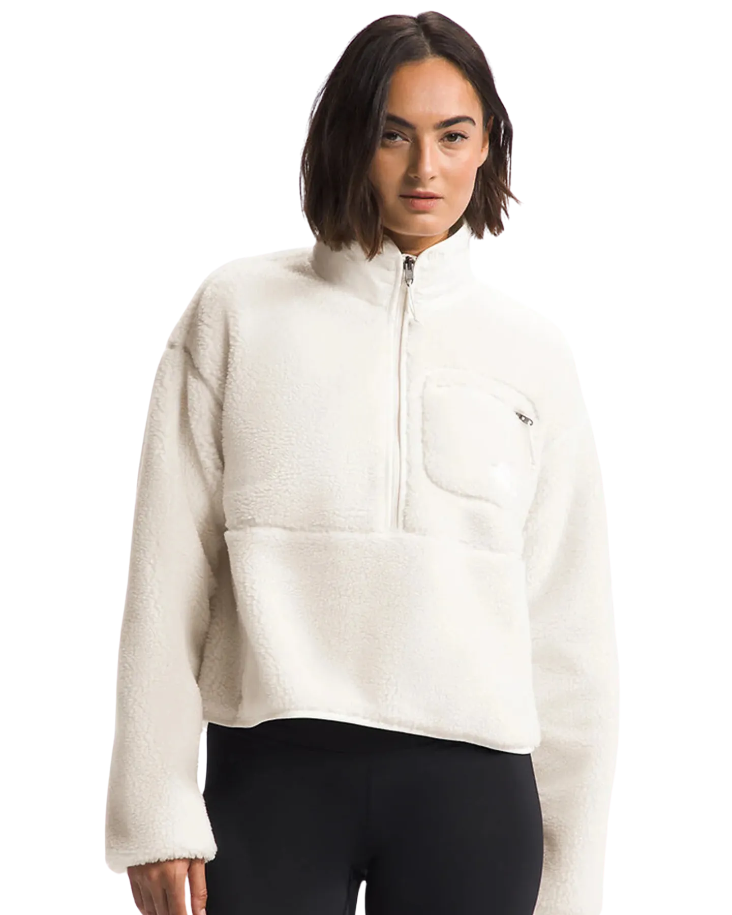 The North Face Women's Extreme Pile Pullover  - White Dune