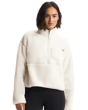 The North Face Women's Extreme Pile Pullover  - White Dune