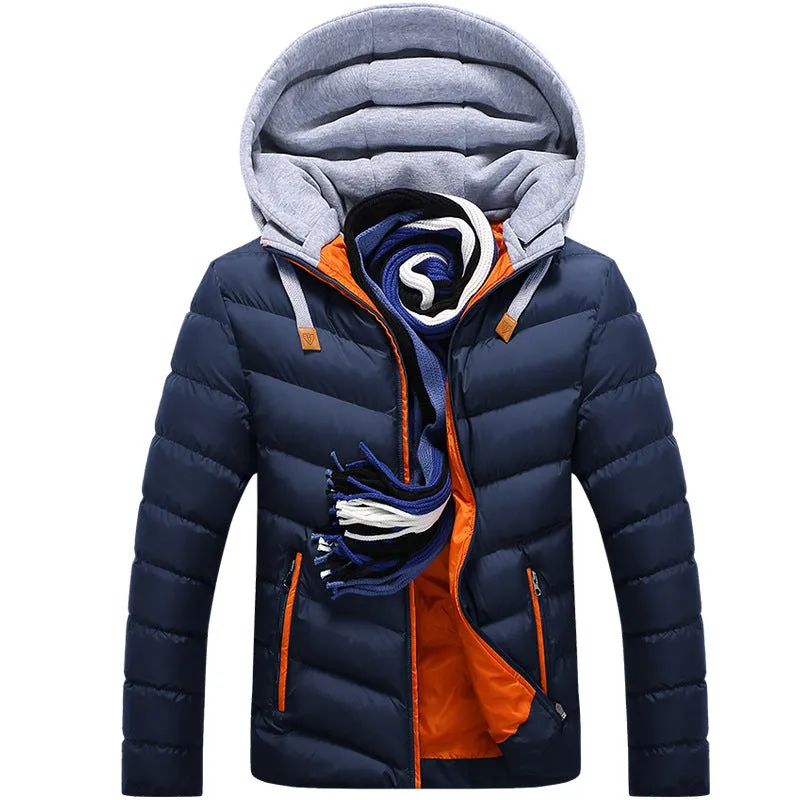 Thick Hooded Down Jacket