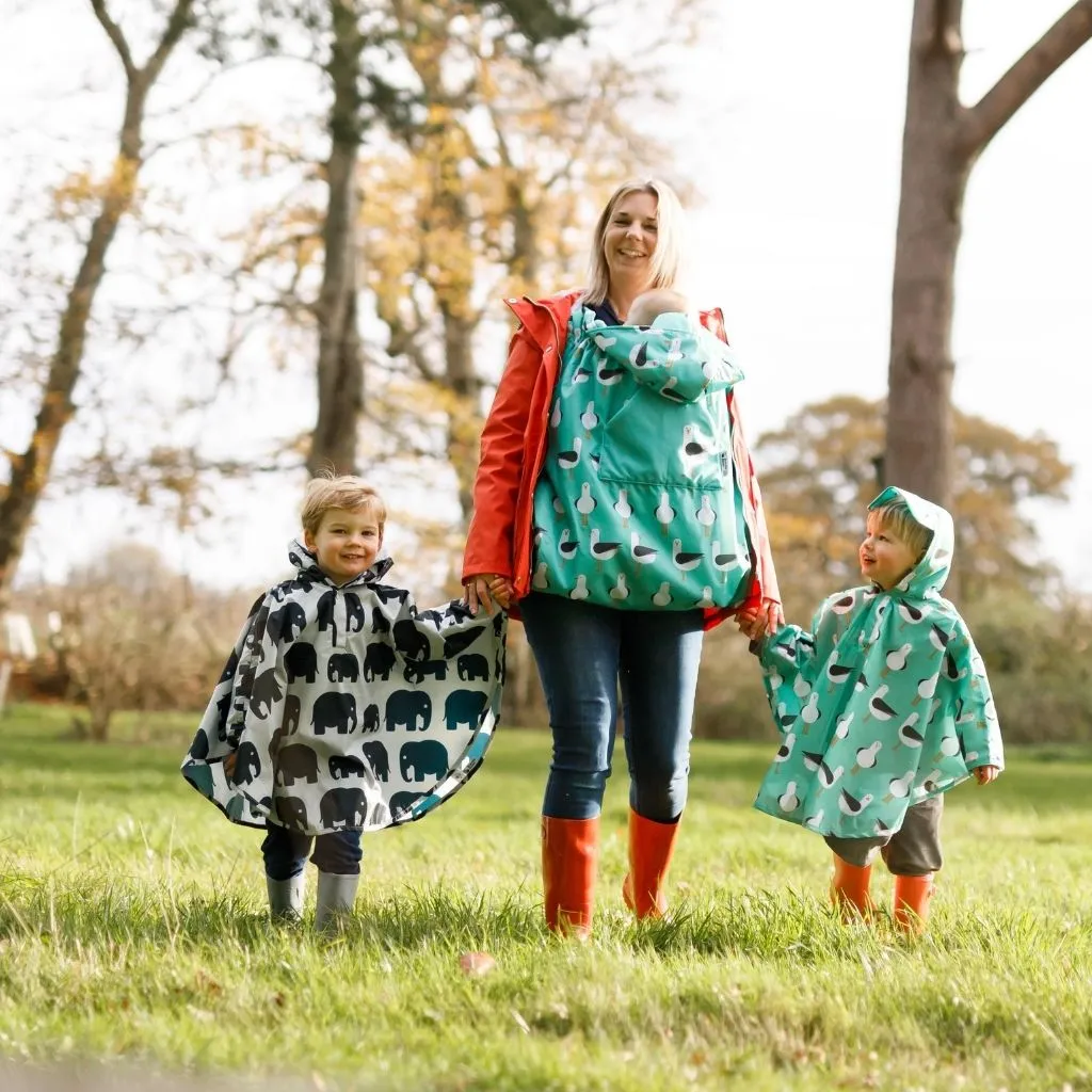 Toddler Ponchos - MULTICOLOUR FLORAL