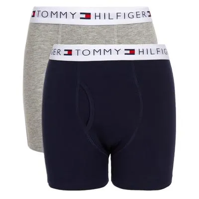 Tommy Hilfiger Boy's 2-Pack Logo Boxer Briefs - Navy Blazer