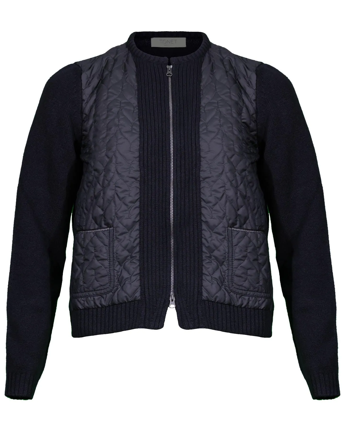 Tonet Quilted Knit Mix Jacket