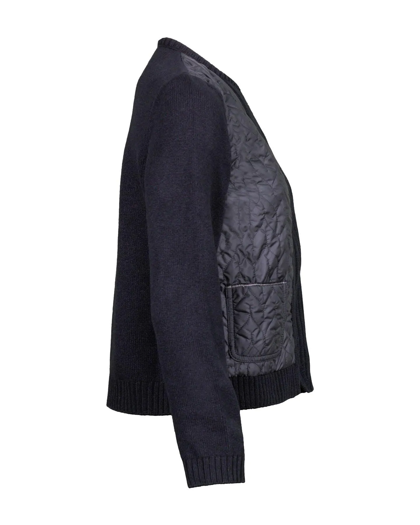 Tonet Quilted Knit Mix Jacket