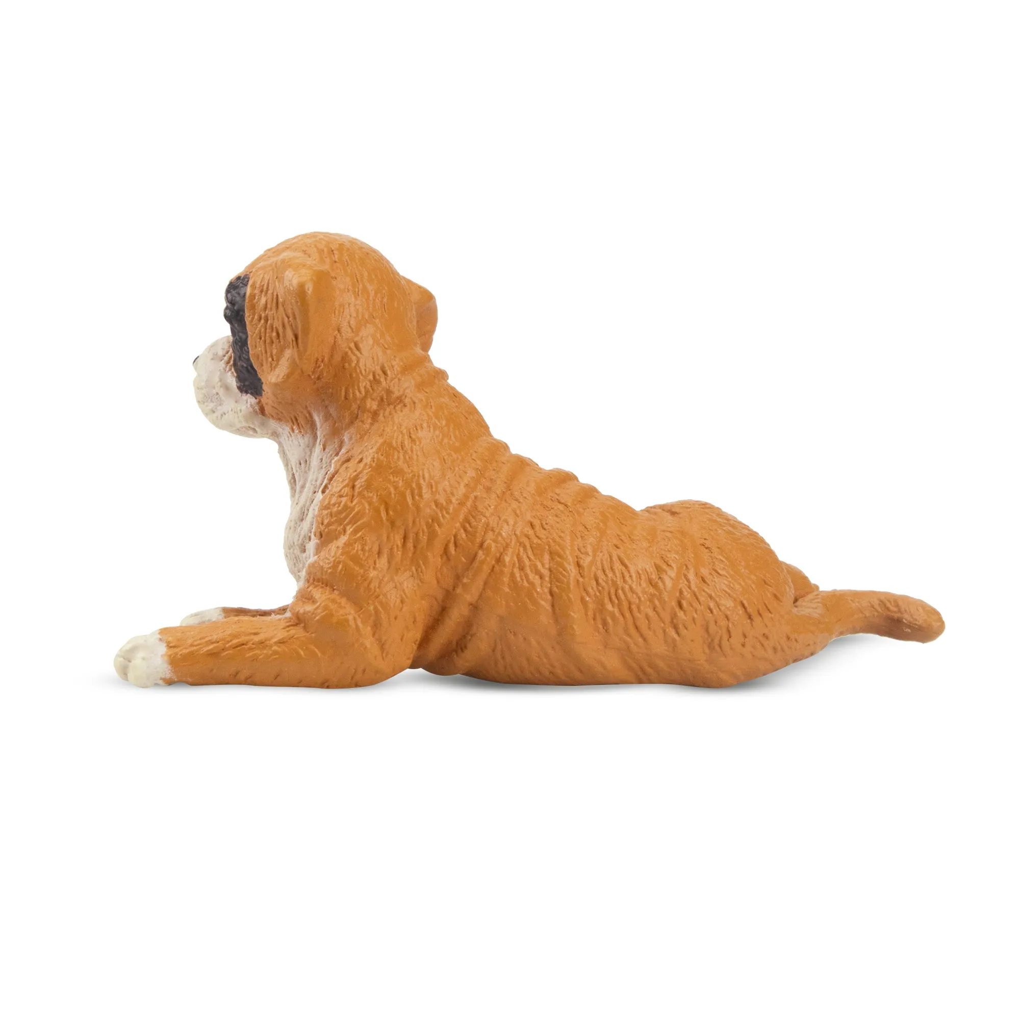 Toymany Mini Lying Boxer Puppy Figurine Toy