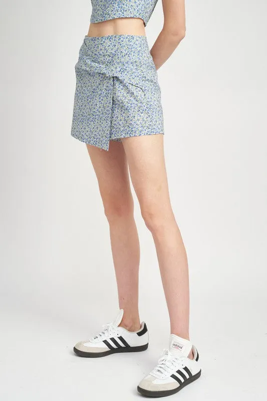 TWIST FRONT MINI SKORT