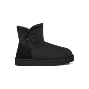 Ugg Women's Mini Bailet Button II Boot - Black