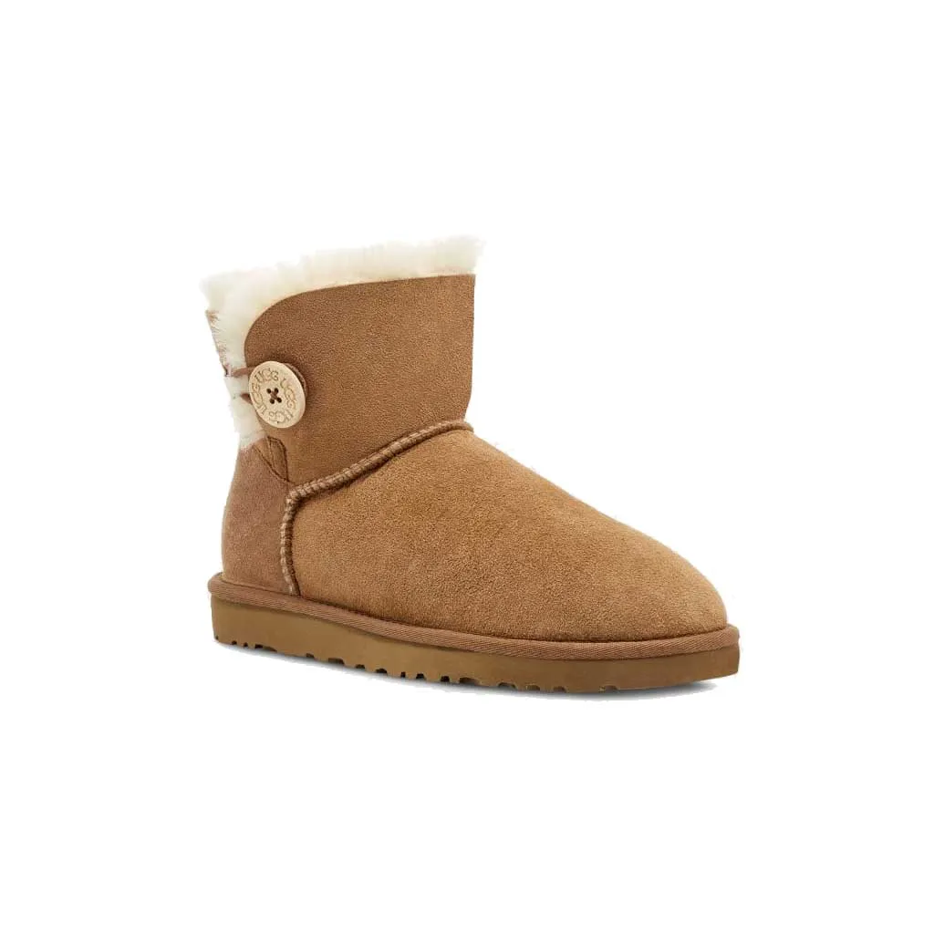 Ugg Women's Mini Bailet Button II Boot - Chestnut