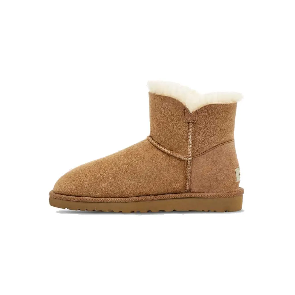 Ugg Women's Mini Bailet Button II Boot - Chestnut