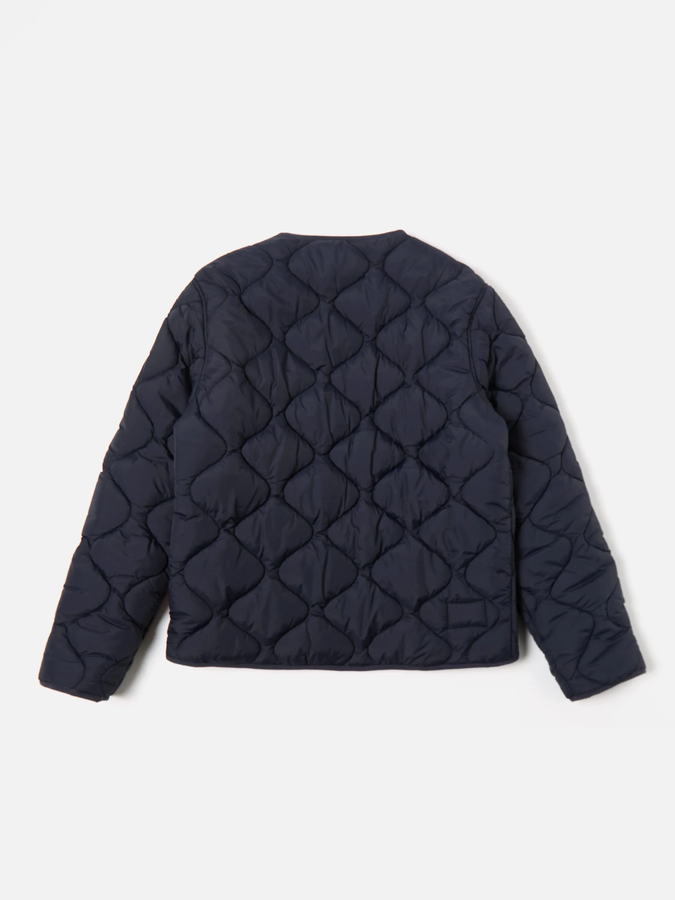 Universal Works Liner Jacket in Navy Diamond Quilt