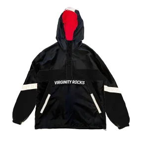 Virginity Rocks Black Windbreaker