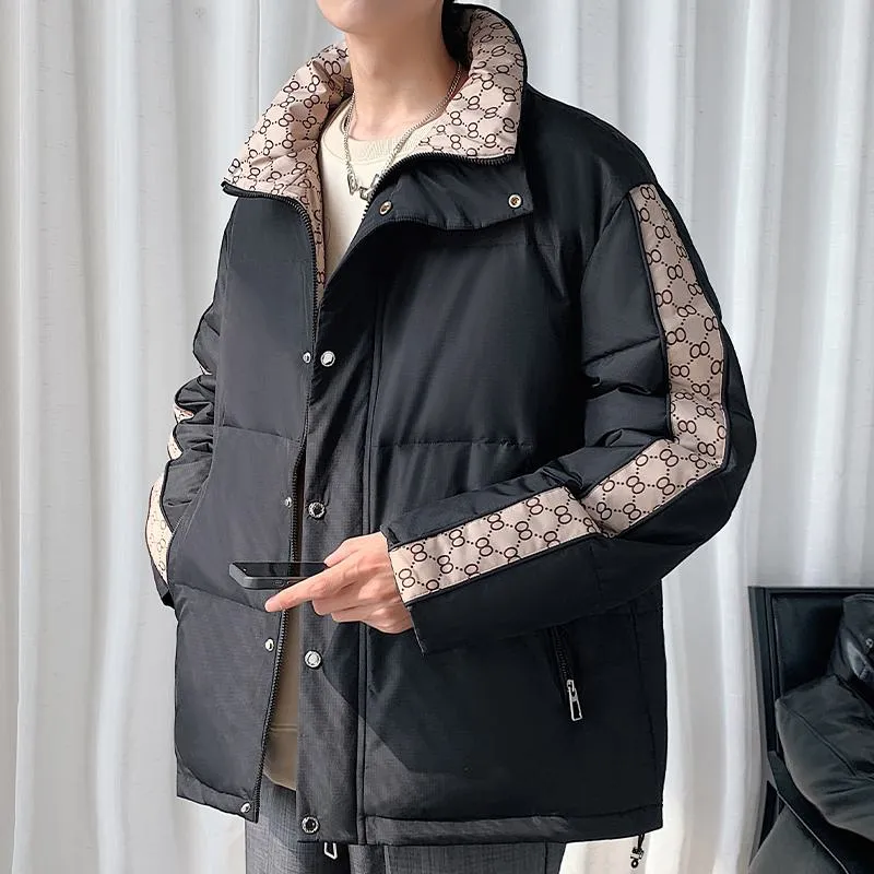 White Duck Down Versatile Thickened Rainproof Chic Down Jacket