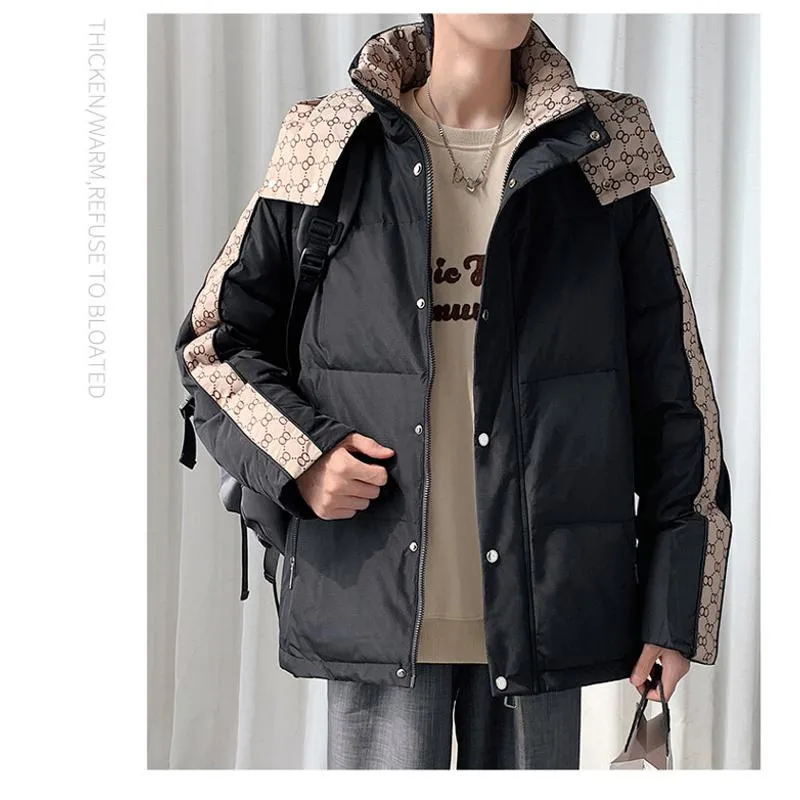 White Duck Down Versatile Thickened Rainproof Chic Down Jacket