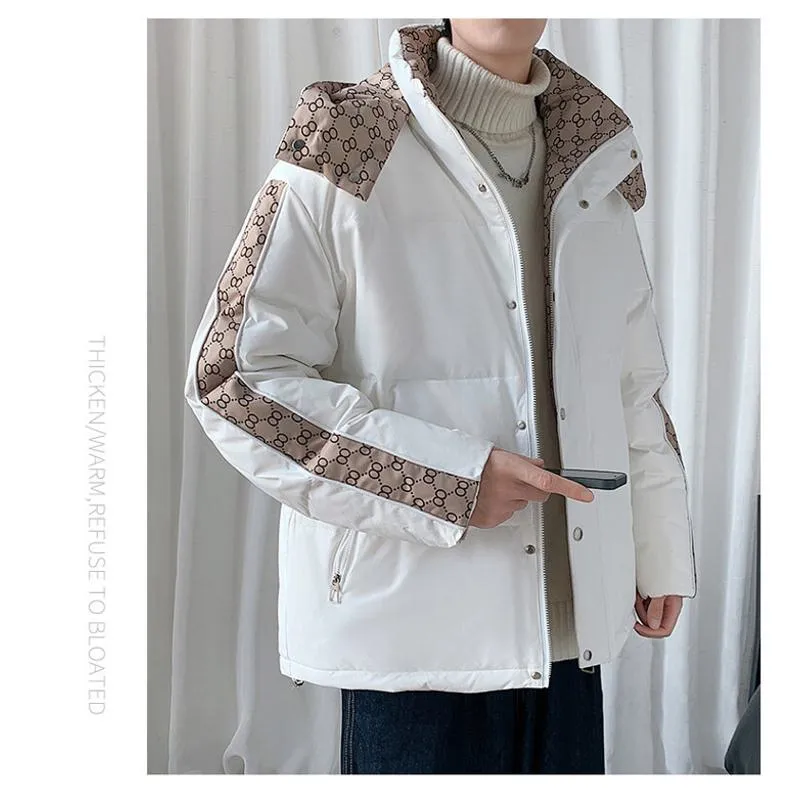 White Duck Down Versatile Thickened Rainproof Chic Down Jacket