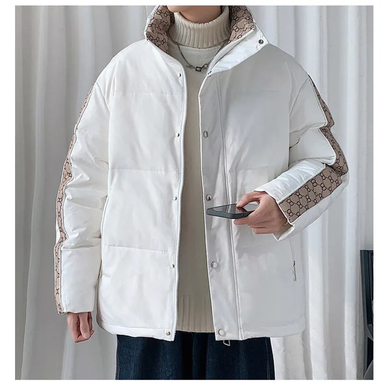 White Duck Down Versatile Thickened Rainproof Chic Down Jacket