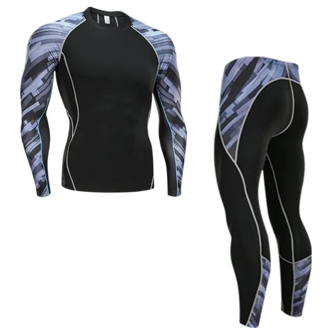 Winter Thermal Underwear Set, Men's Sportswear Base Layer