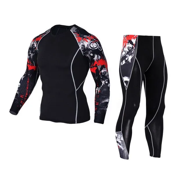 Winter Thermal Underwear Set, Men's Sportswear Base Layer