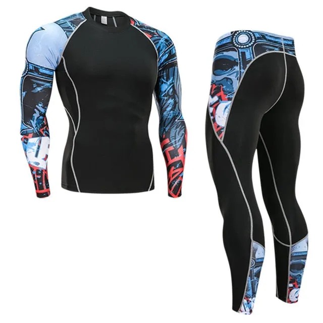 Winter Thermal Underwear Set, Men's Sportswear Base Layer