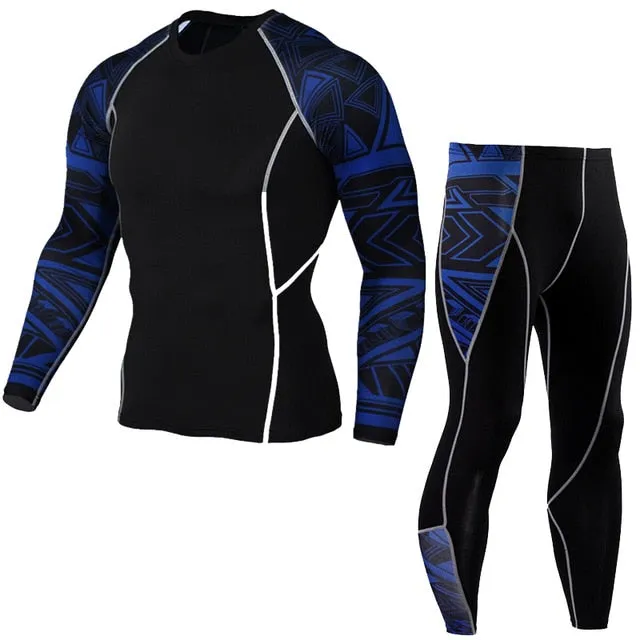 Winter Thermal Underwear Set, Men's Sportswear Base Layer