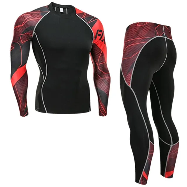 Winter Thermal Underwear Set, Men's Sportswear Base Layer