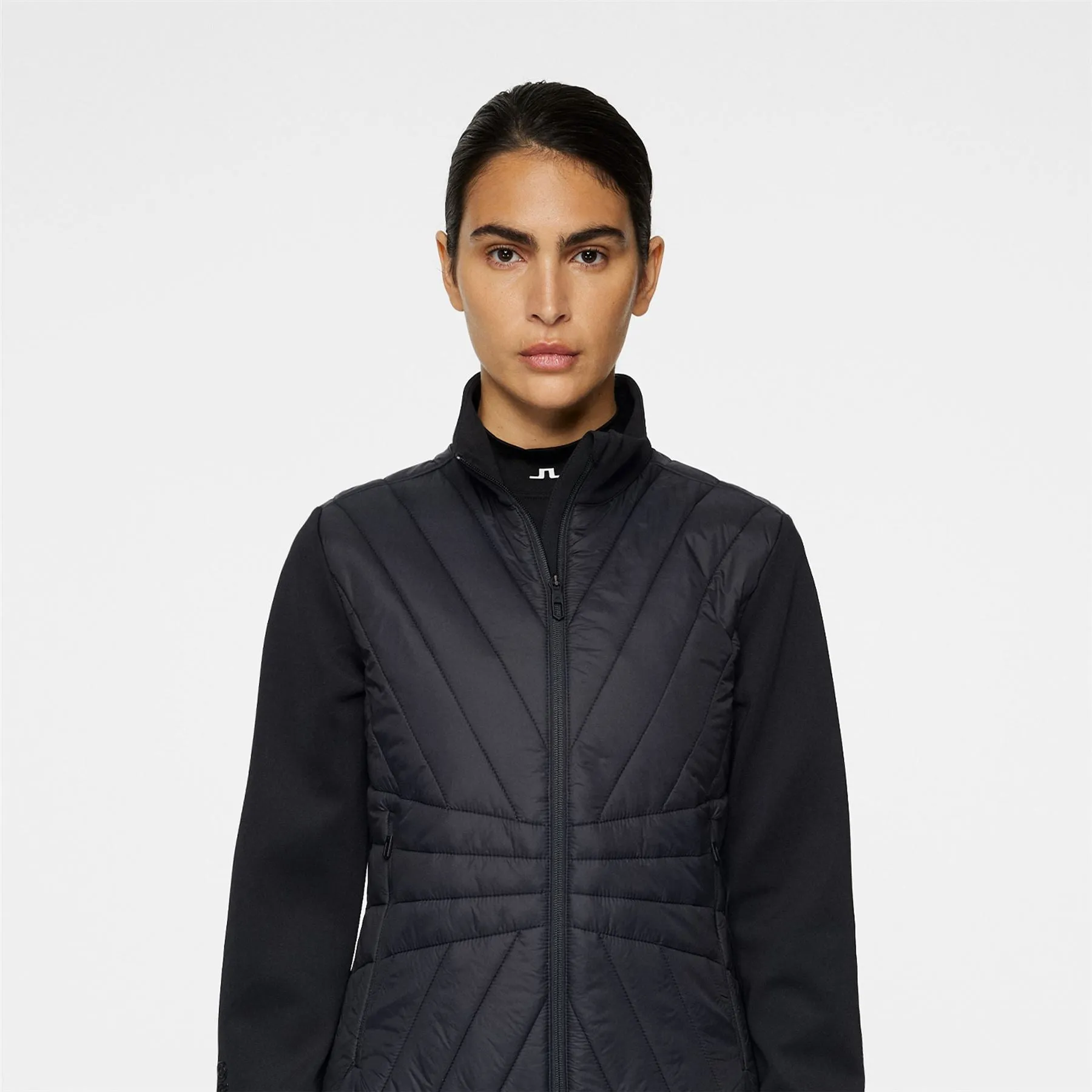 Womens Holma Quilt Hybrid Jacket Black - AW24