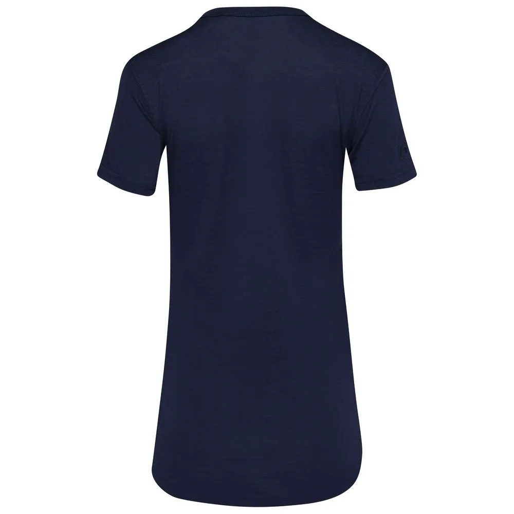 Womens Merino 150 Short Sleeve Crew (Navy)