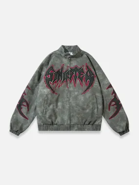 Y2K Blood Letter Jacket