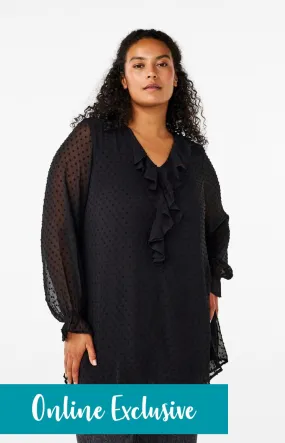 Zizzi Silvia Tunic in Black